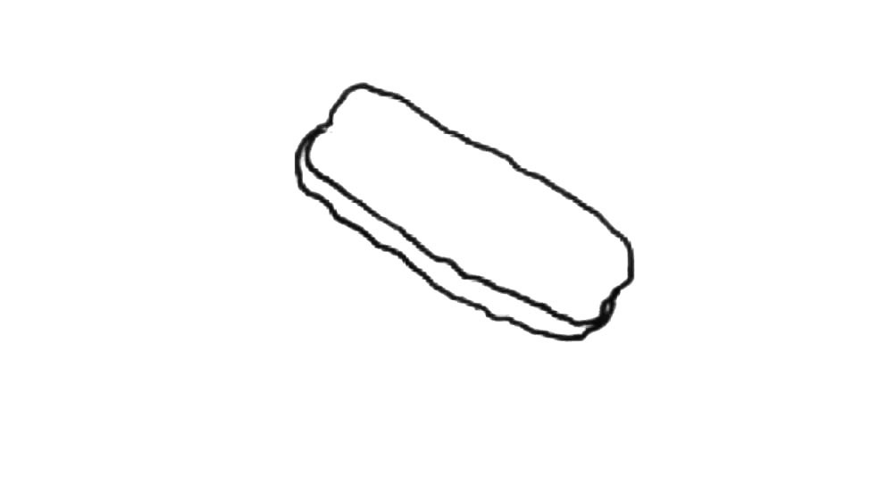 步骤2：下面加上一点的厚度。