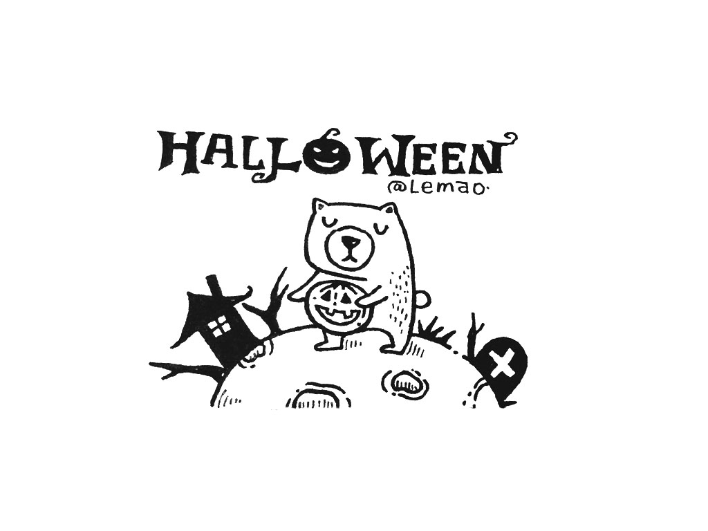 万圣节简笔画图片-图4