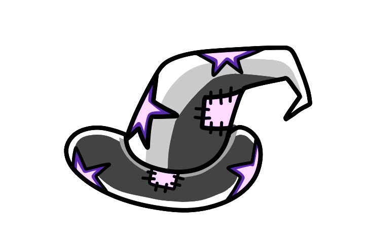 一组可爱的万圣节主题简笔画-图6