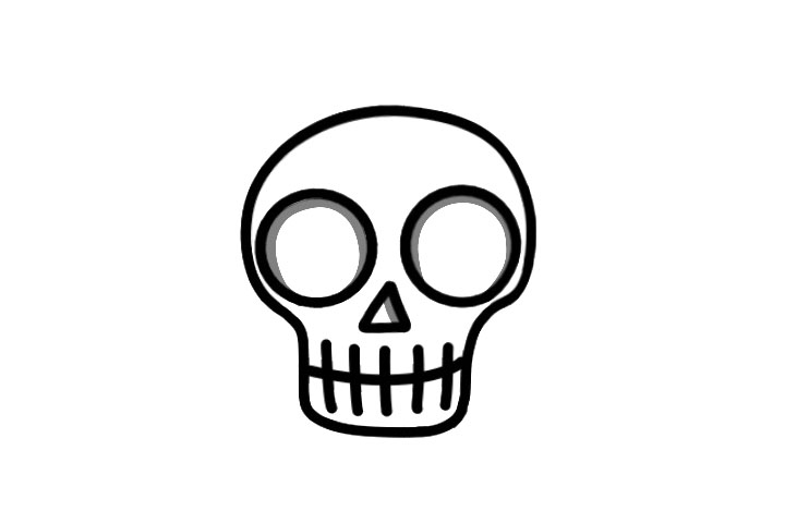 一组可爱的万圣节主题简笔画-图9