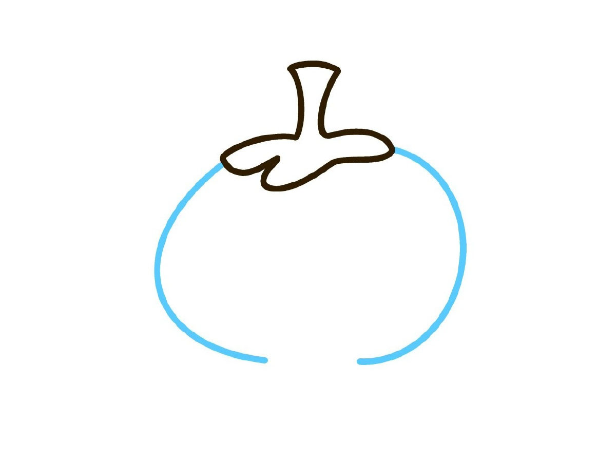 步骤2：画一个大大的小括号“()”