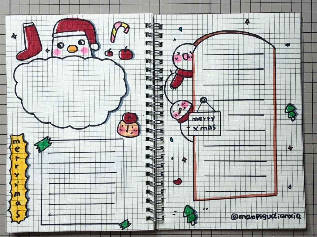 可爱的圣诞节手抄报边框设计-图4