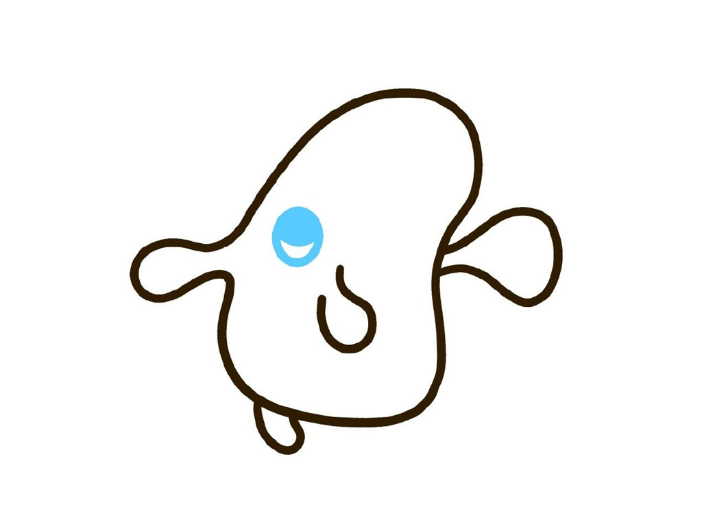 步骤5：画上鱼眼睛。