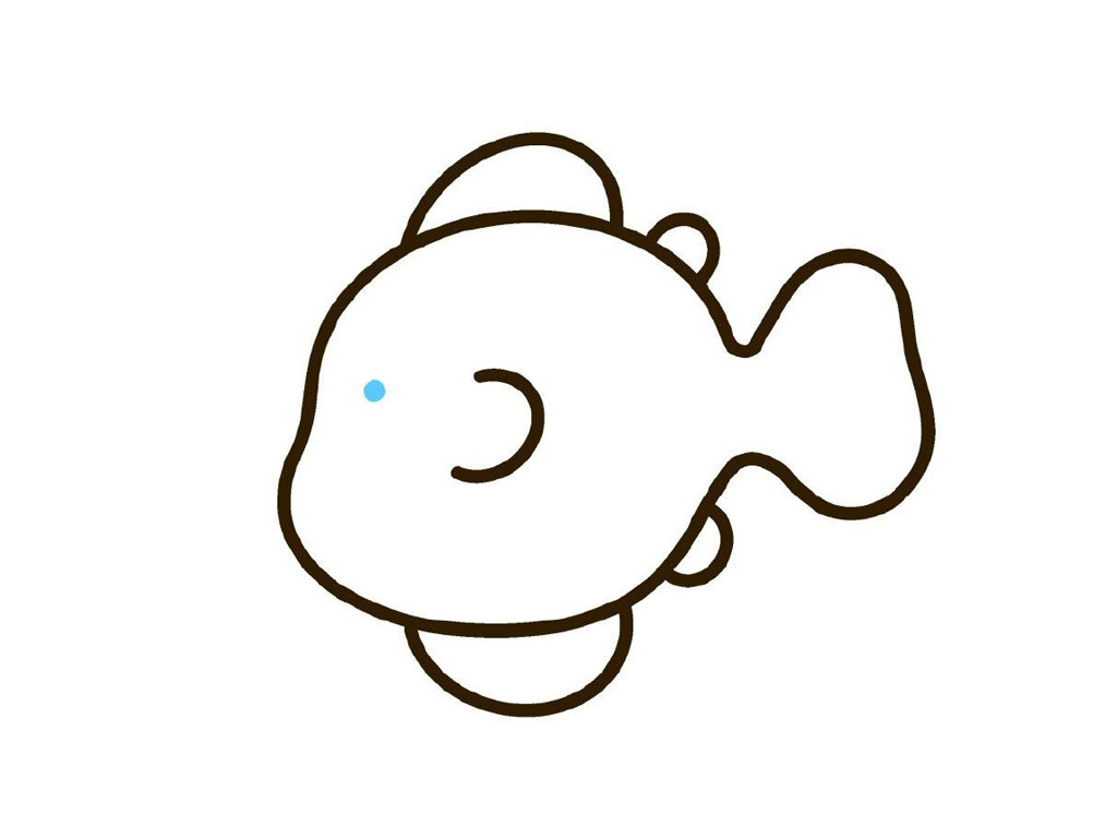 步骤6：画上眼睛。