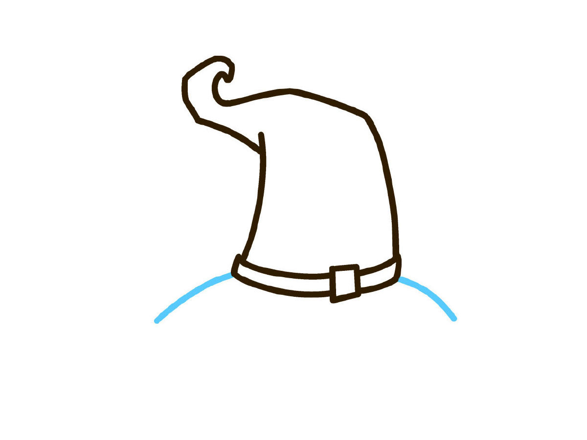 步骤4：画个有弧度的“八”