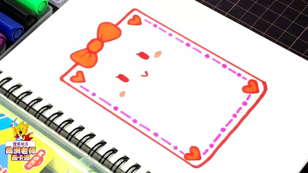 四款简单漂亮的手抄报边框设计-图2