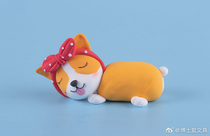 可爱的粘土柴犬做法
