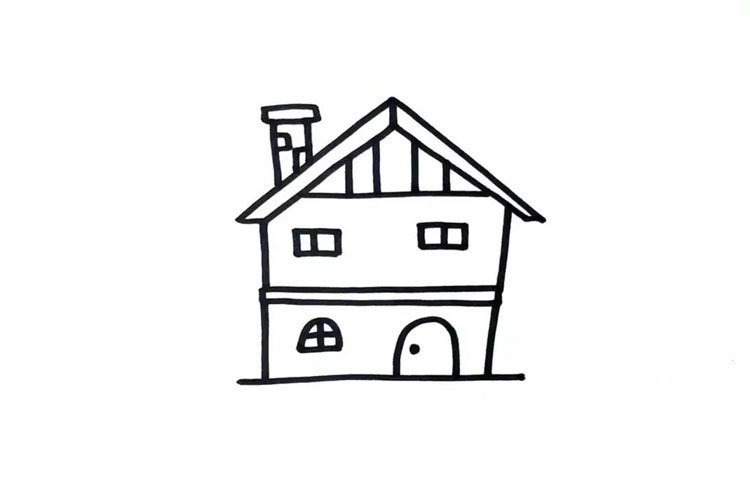 步骤3：给房子装修一下，加上一些细节