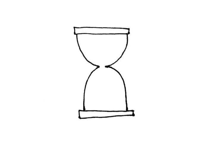 步骤4：接着在下面，再画上一个条状的长方形。