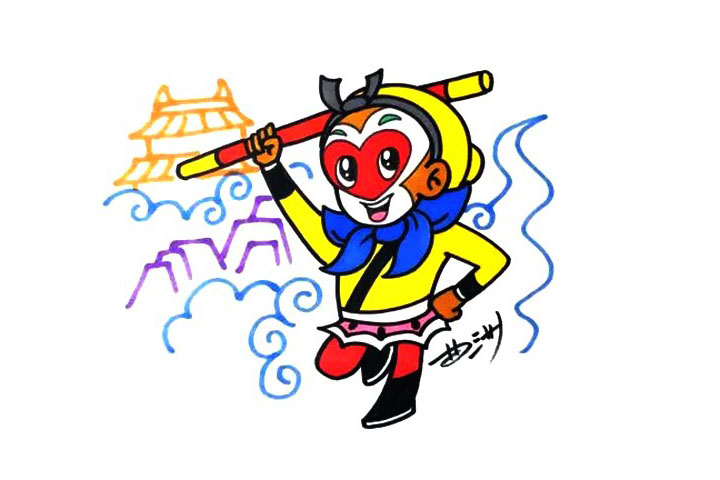 Q版齐天大圣孙悟空简笔画画法