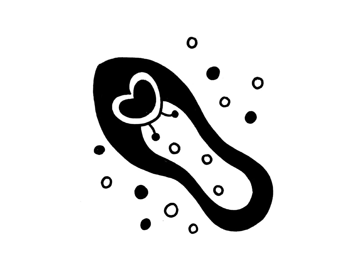 一组萌系小鞋子黑白简笔画-图1