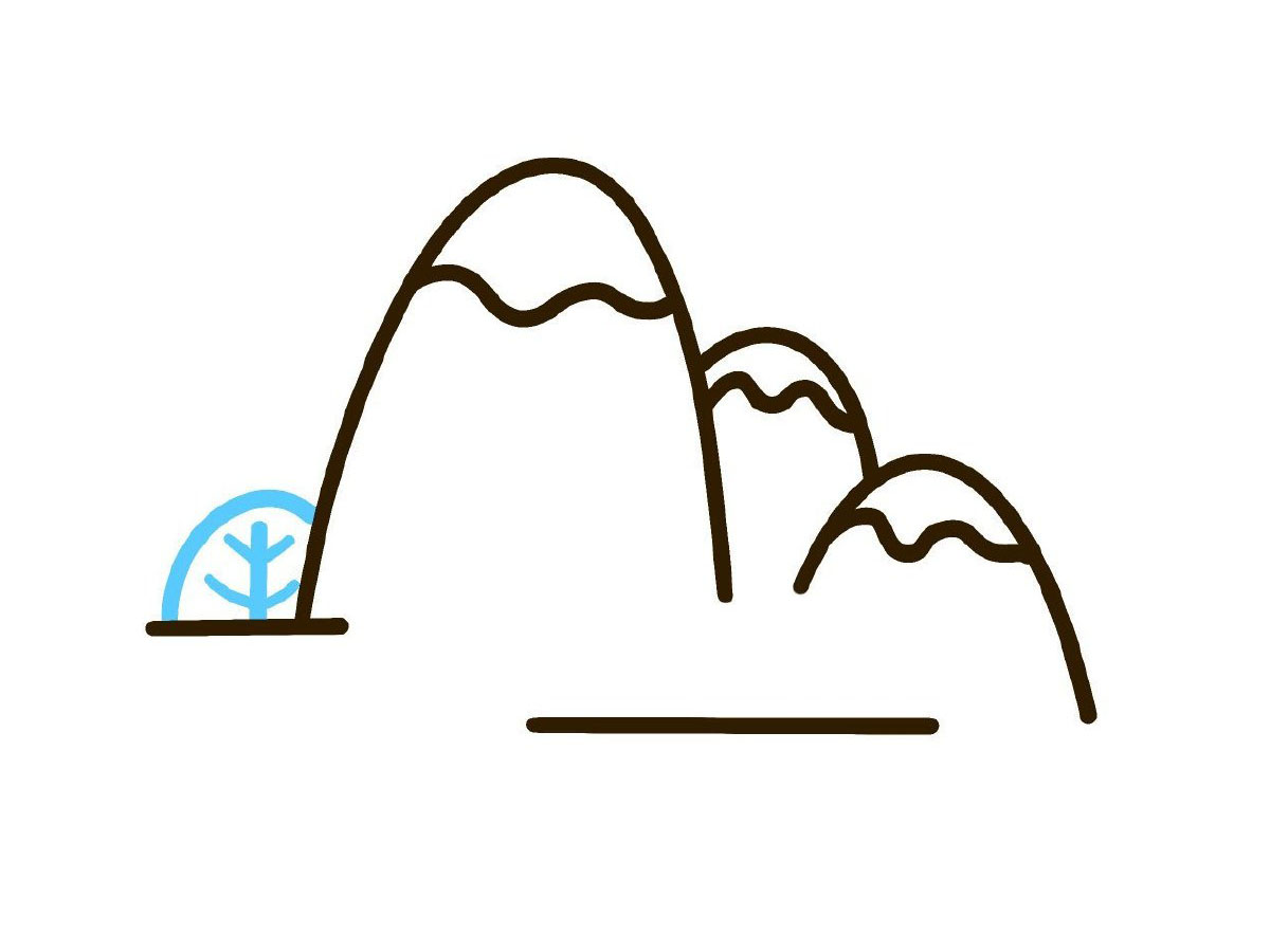 步骤4：画一颗小树。