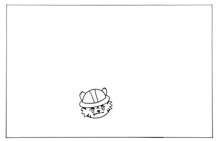 步骤2：接着画出它的五官。