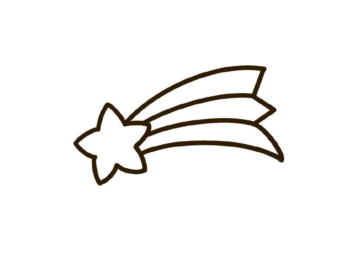 步骤6：画好了，准备上色。