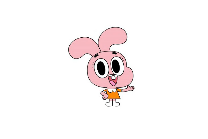 画卡通人物Anais的简笔画「详细步骤」