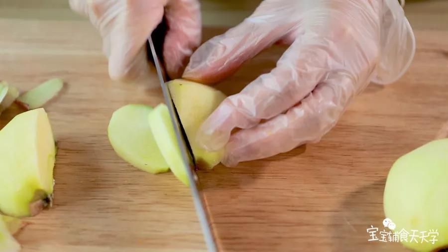 苹果去皮，切片