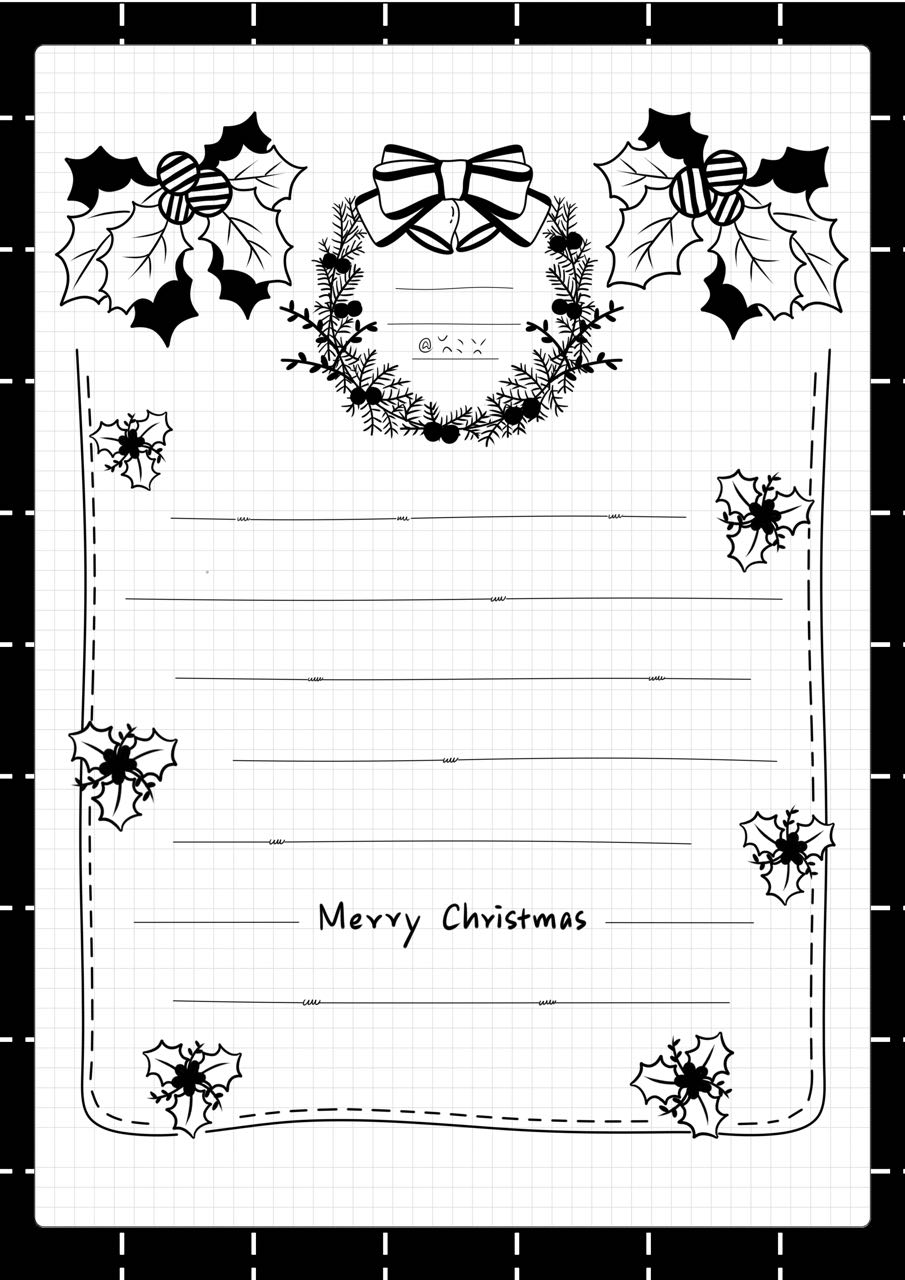 圣诞主题手帐手抄报排版-图6