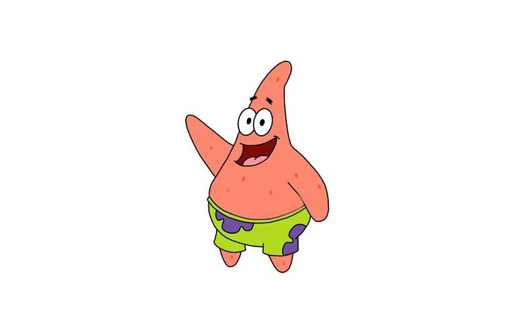 派大星简笔画画法详解