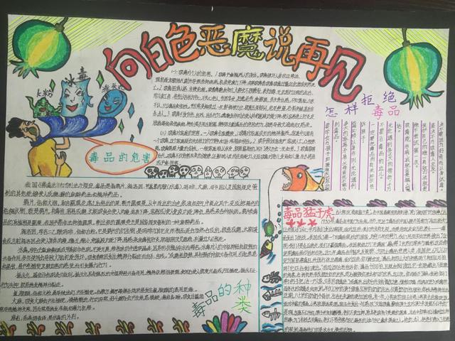 世界禁毒日手抄报图片（5张）-图3