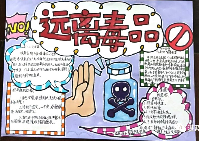 珍惜生命远离毒品手抄报-图3