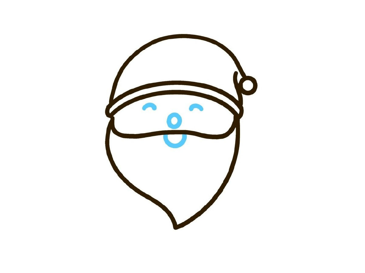 步骤5：画五官。