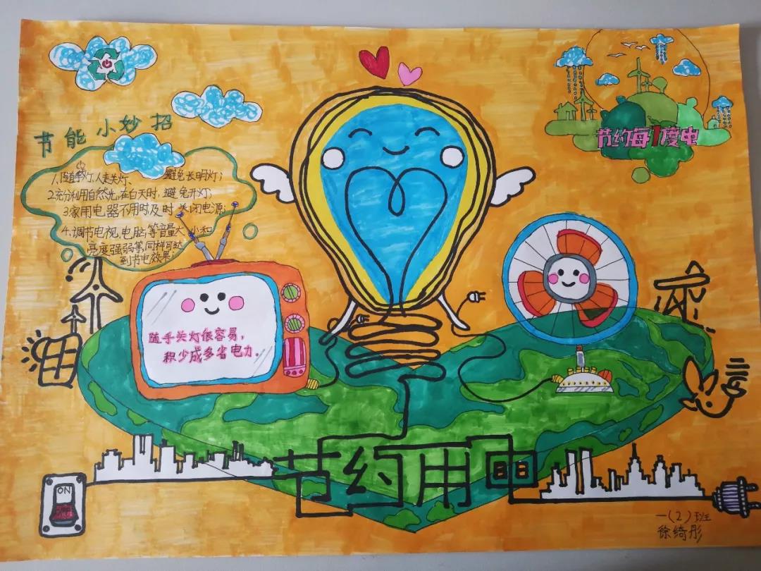 地球一小时手抄报-图1