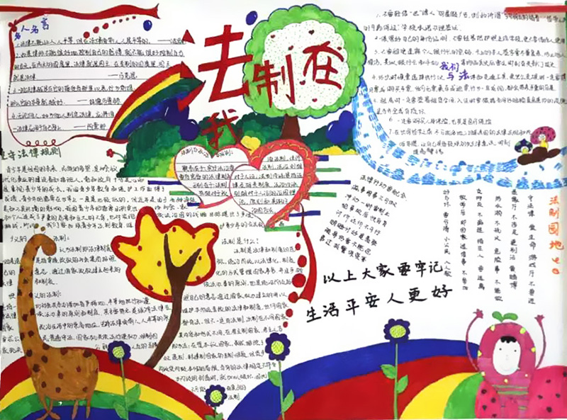 法律安全教育手抄报-图7