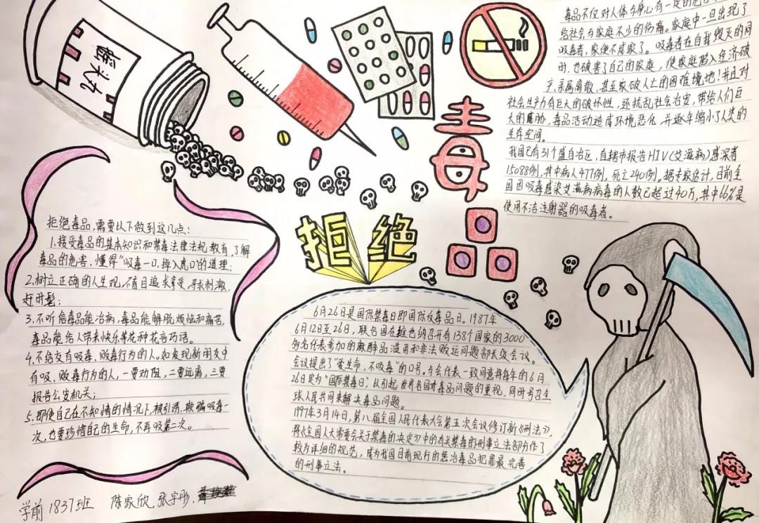青少年禁毒教育手抄报图片-图5