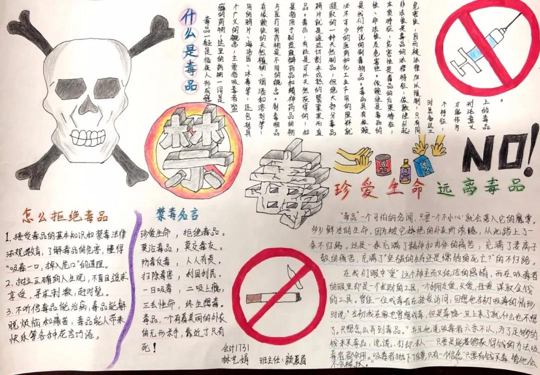 青少年禁毒教育手抄报图片-图6