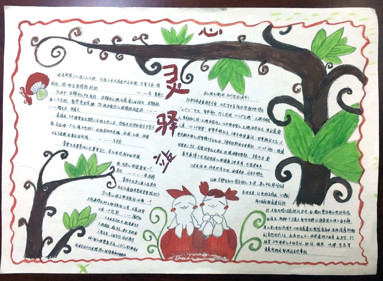 健康心理手抄报图片-图2