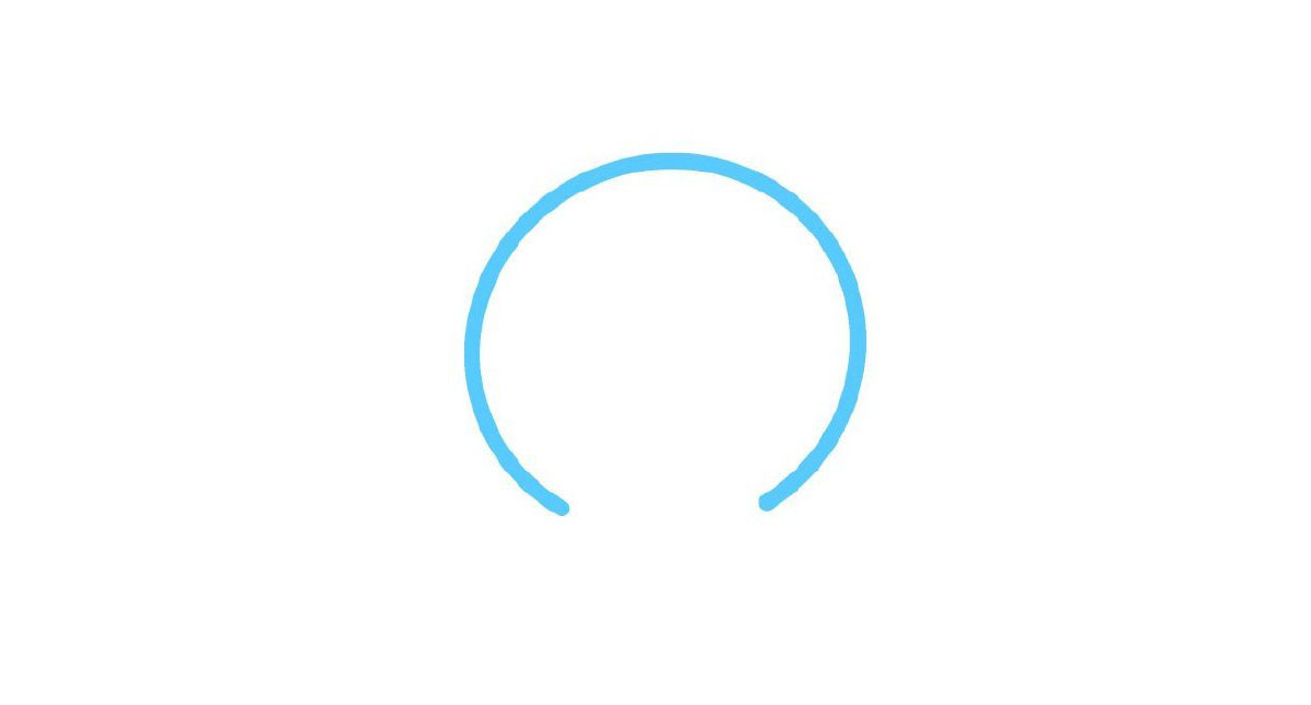 步骤1：画圆圆的脑袋。