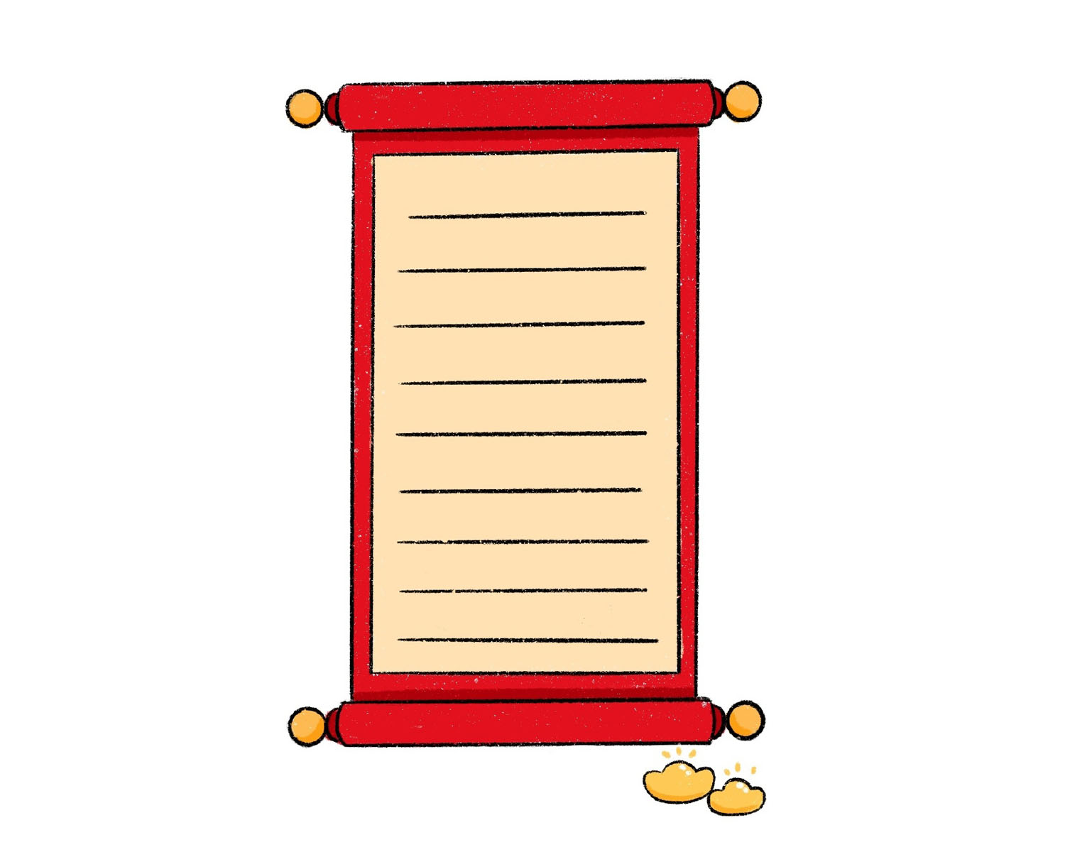 2020鼠年新年手抄报边框设计