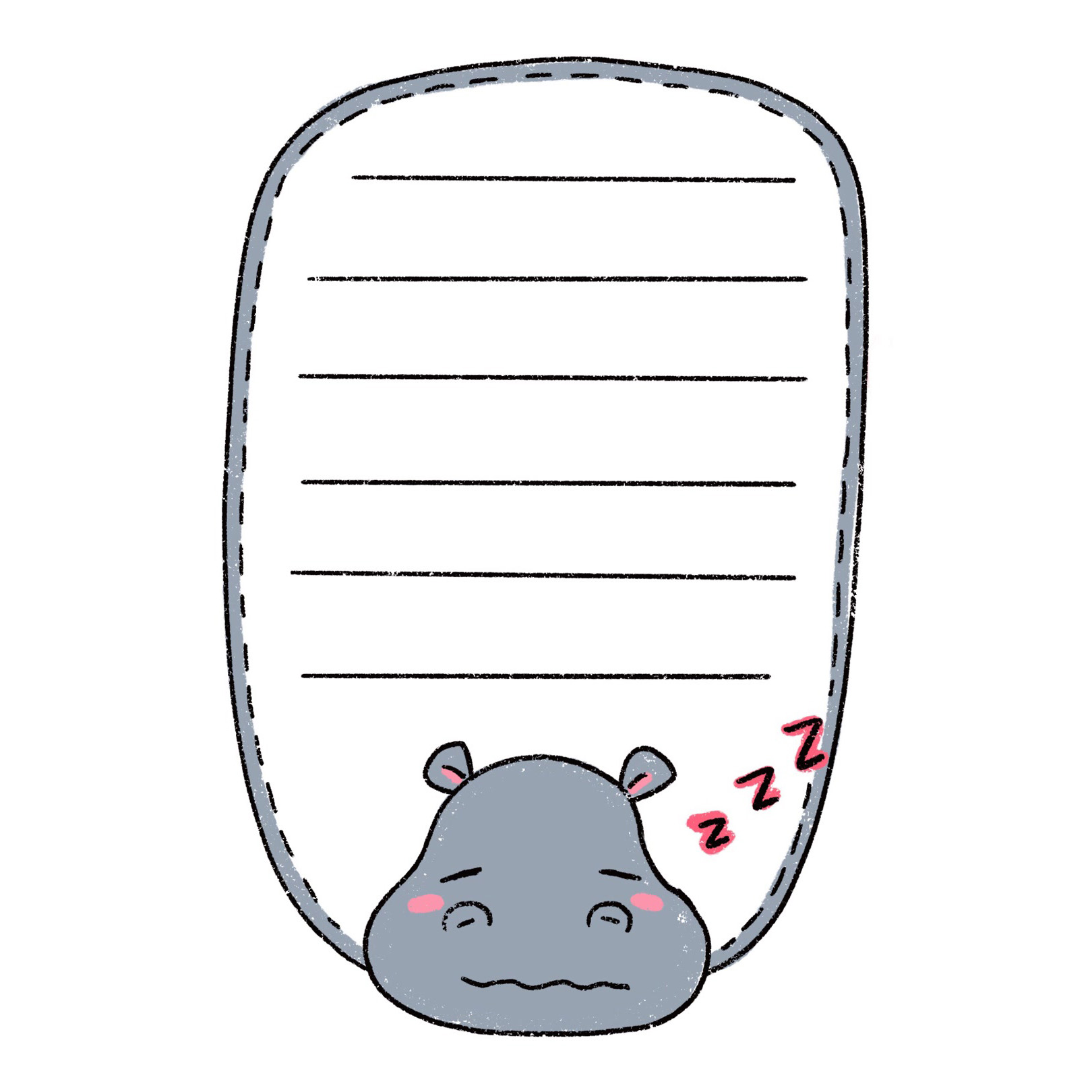 步骤7：河马花边