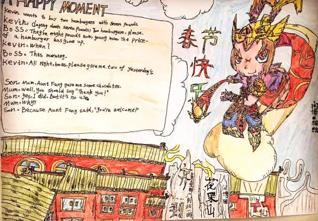 中国节日英语手抄报图片-图3