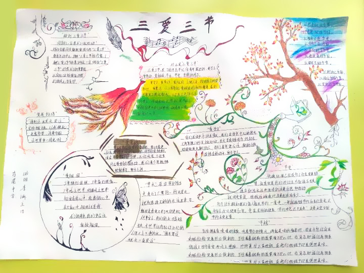 漂亮的三爱三节手抄报-图5