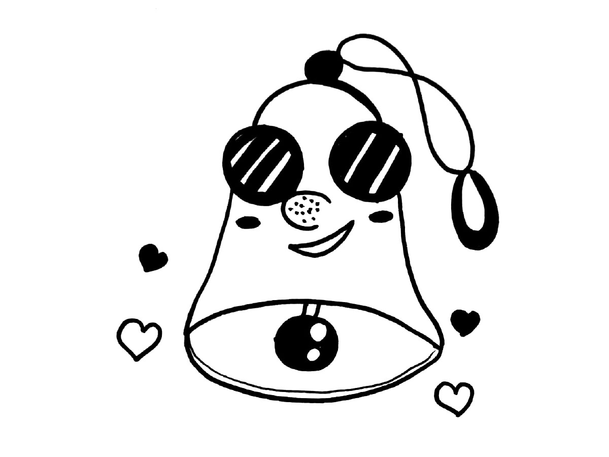 一组可爱的卡通铃铛简笔画图片-图7