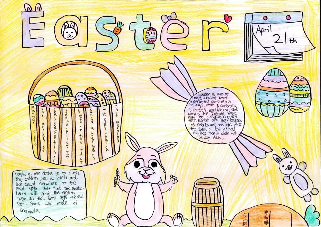 复活节英语手抄报-图2