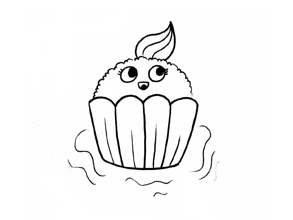 可爱小食物简笔画图片-图2