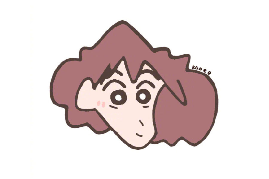 一组可爱的蜡笔小新人物简笔画图片-图7