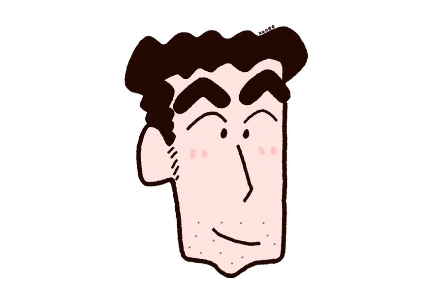 一组可爱的蜡笔小新人物简笔画图片-图8