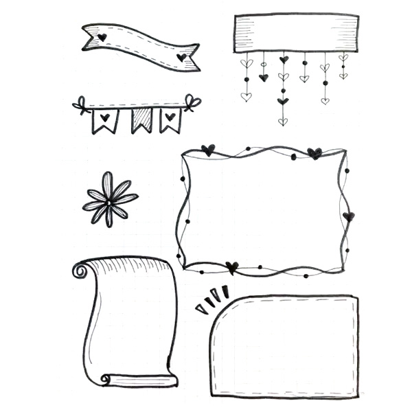 超多手抄报花边简单又漂亮-图2