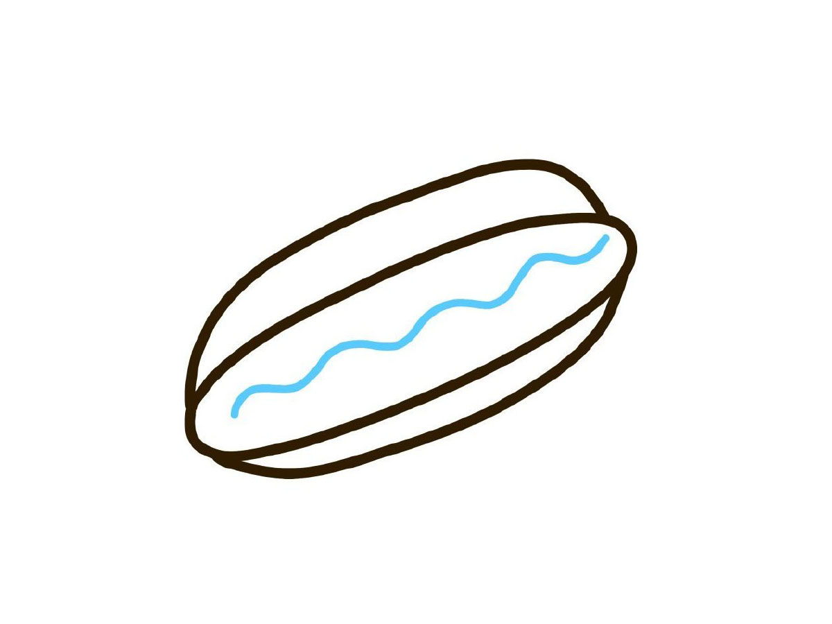 步骤4：画波浪线。