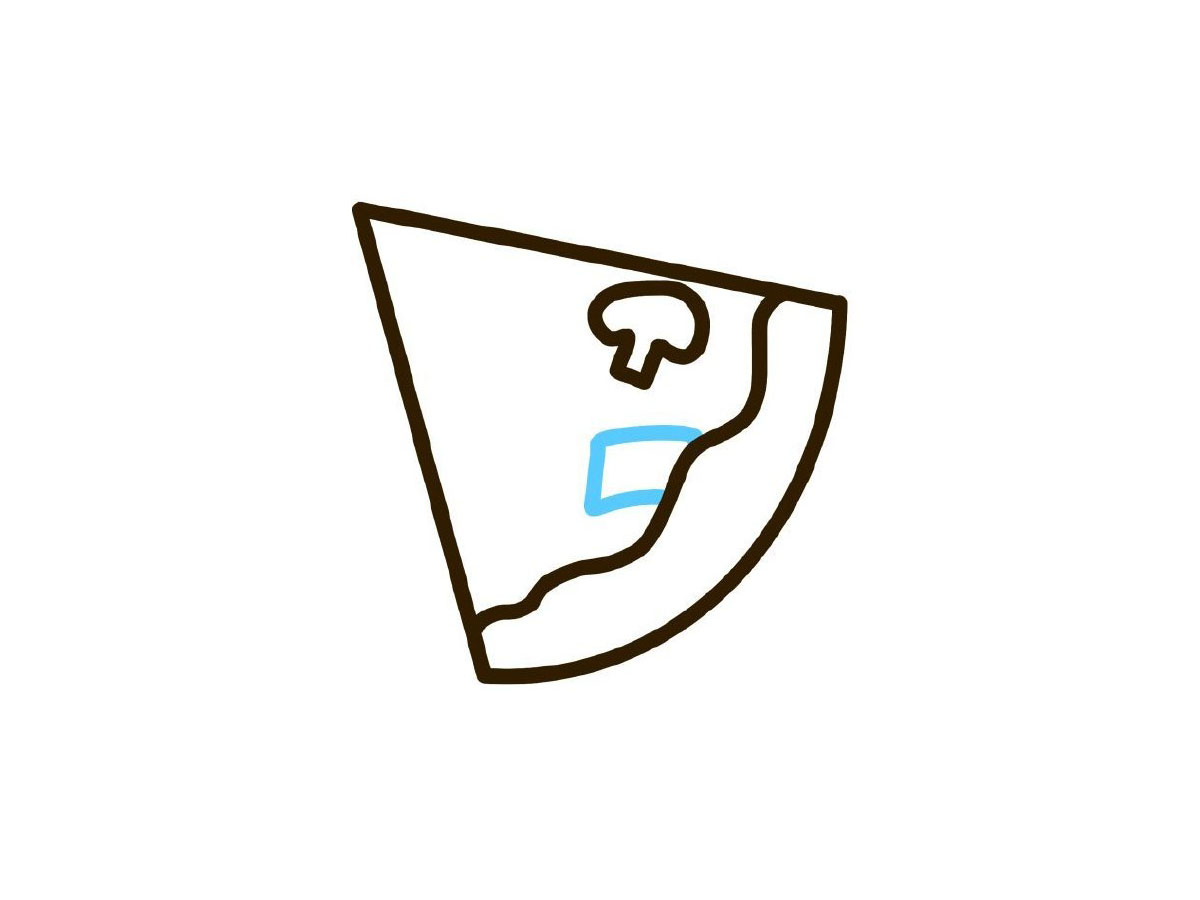 步骤4：画方形青椒。