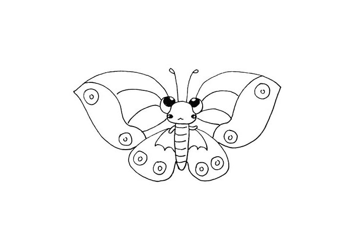 步骤17：接着再把它的小脸颊装饰一下。