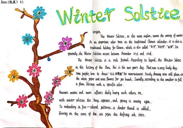关于冬至节气的手抄报怎么画-图3