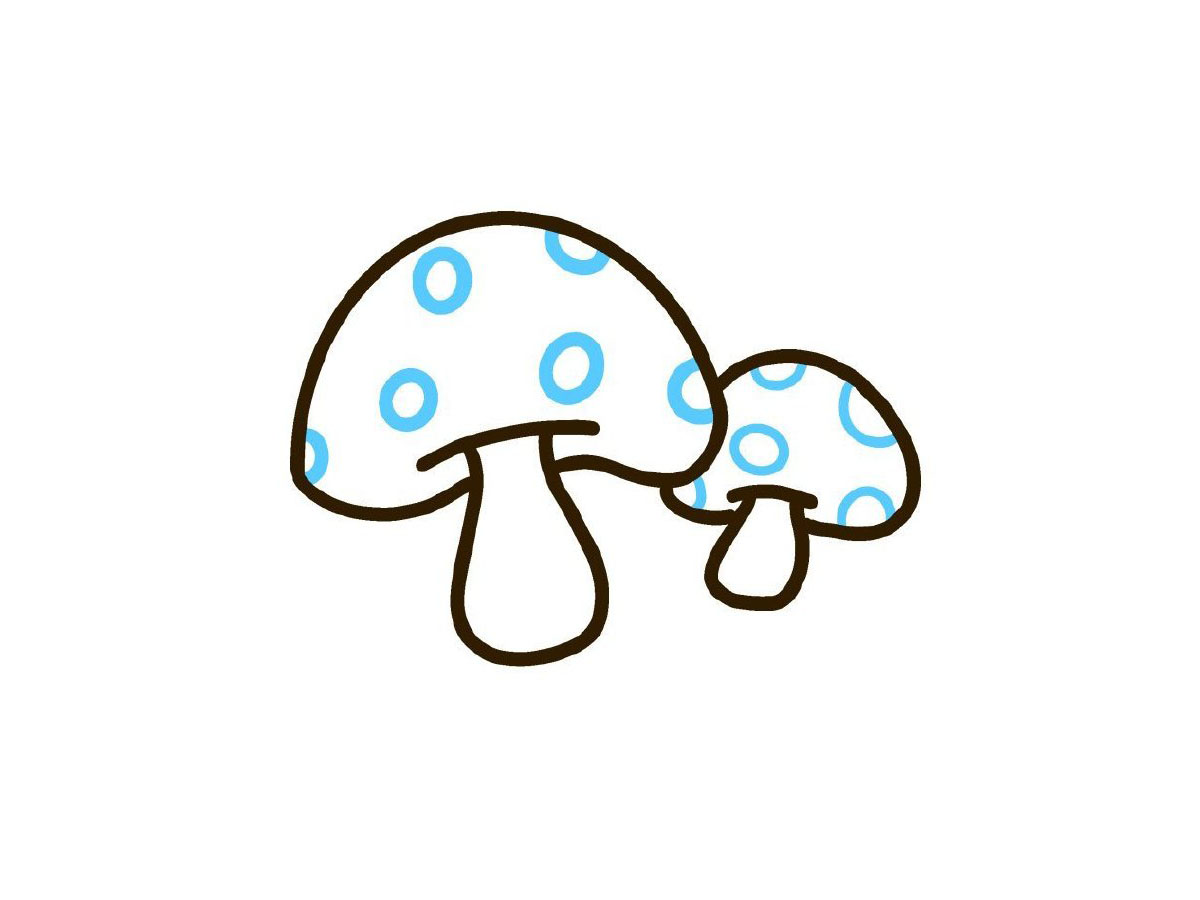 步骤6：加一些小圆圈。