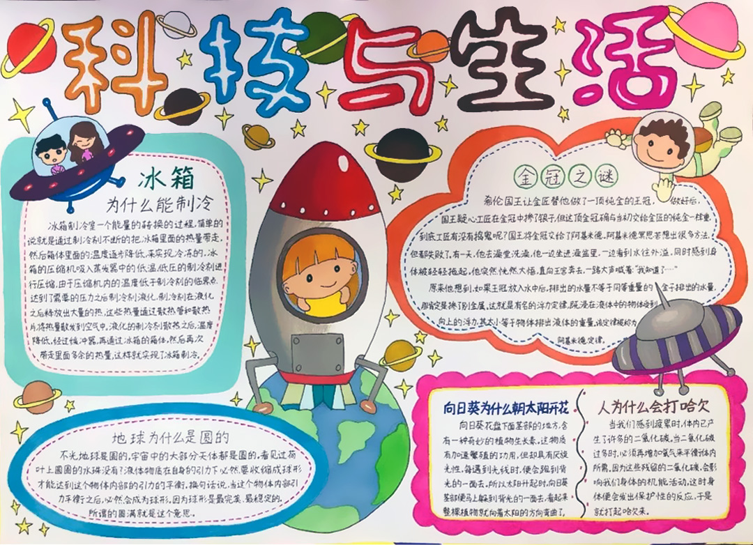 身边的科学手抄报-图4