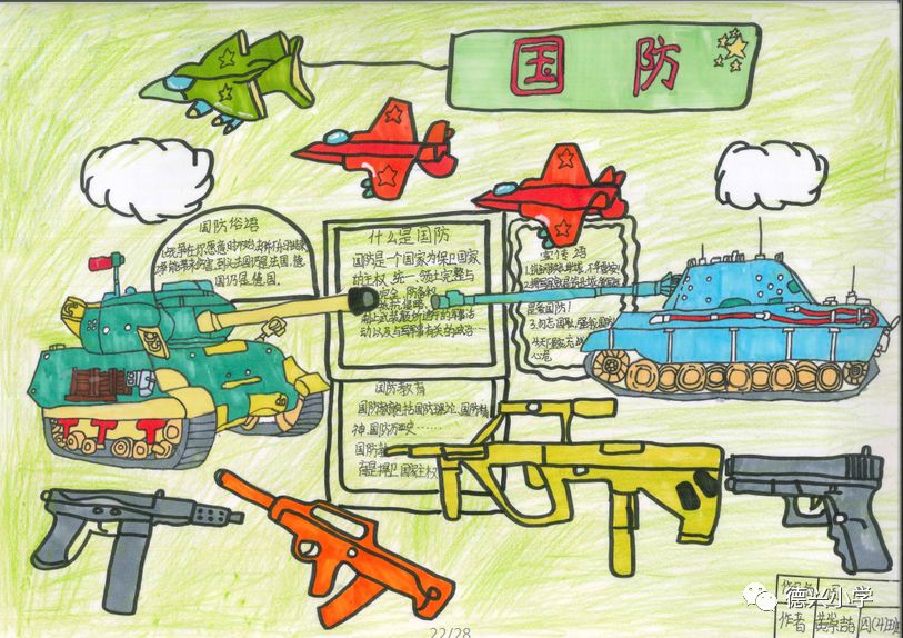 国防教育手抄报图片-图6