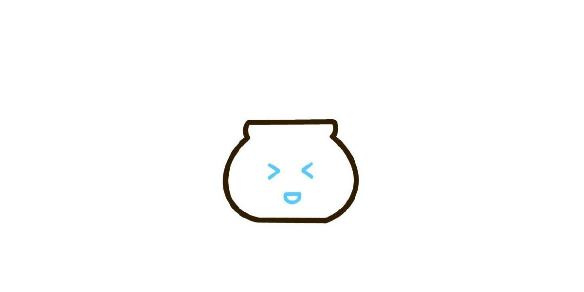 步骤2：画上表情。