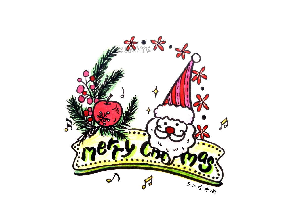 圣诞节主题简笔画-图1